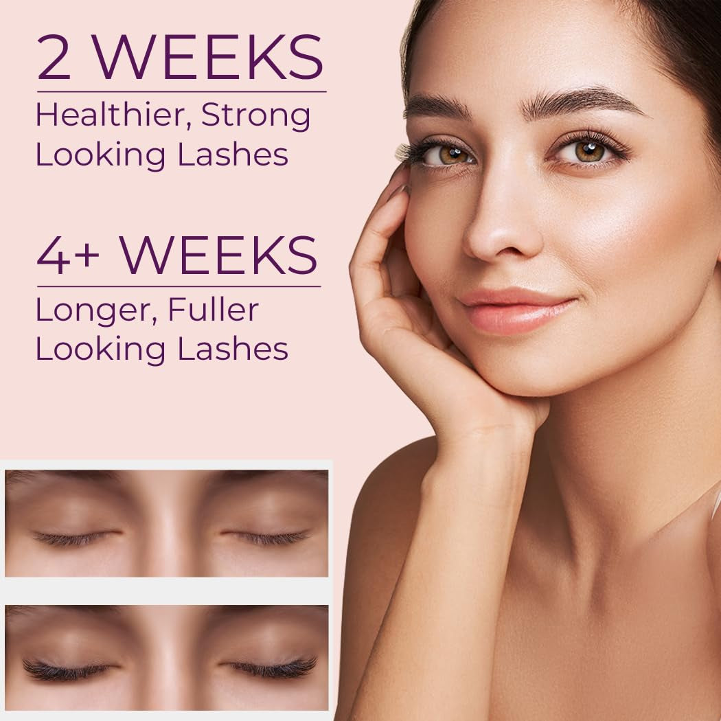 GlamLash Eyelash Growth Serum – For Longer, Fuller, Thicker Lashes