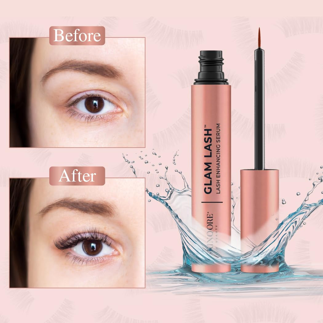 GlamLash Eyelash Growth Serum – For Longer, Fuller, Thicker Lashes