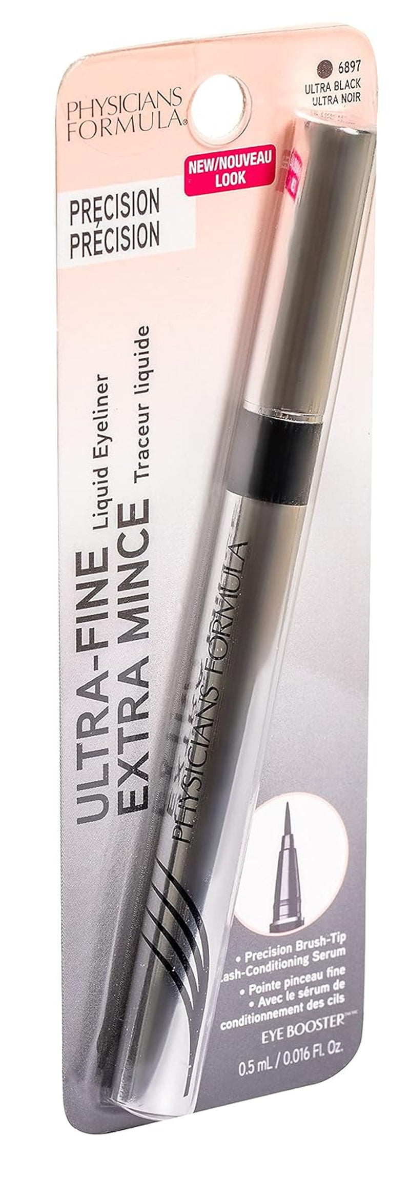 Eye Booster, Lash-Enhancing 2-In-1 Eyeliner Serum, Dermatologist Approved, Hypoallergenic, Cruelty-Free & Vegan - Deep Brown