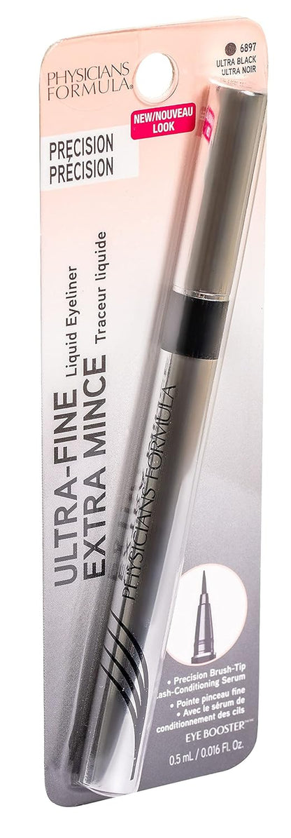 Eye Booster, Lash-Enhancing 2-In-1 Eyeliner Serum, Dermatologist Approved, Hypoallergenic, Cruelty-Free & Vegan - Deep Brown